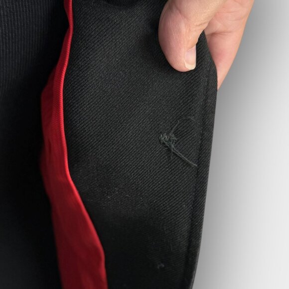 Harry Hall Womens Equestrian Riding Jacket Black 4 Button Made in England Lined - Picture 11 of 15